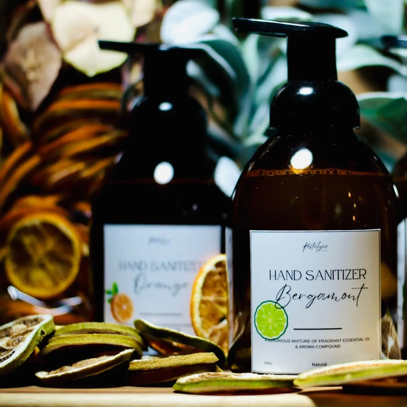 Natural Organic Foaming Hand Sanitizer – 16oz (Orange, Peppermint, Bergamot)