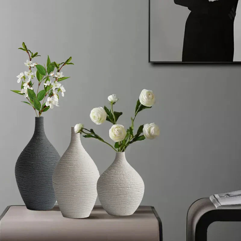 DecorBites™ Nordic Luxury Ceramic Vase for Home Décor