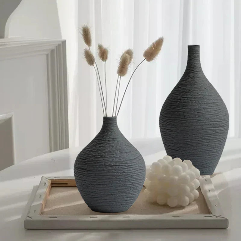 DecorBites™ Nordic Luxury Ceramic Vase for Home Décor